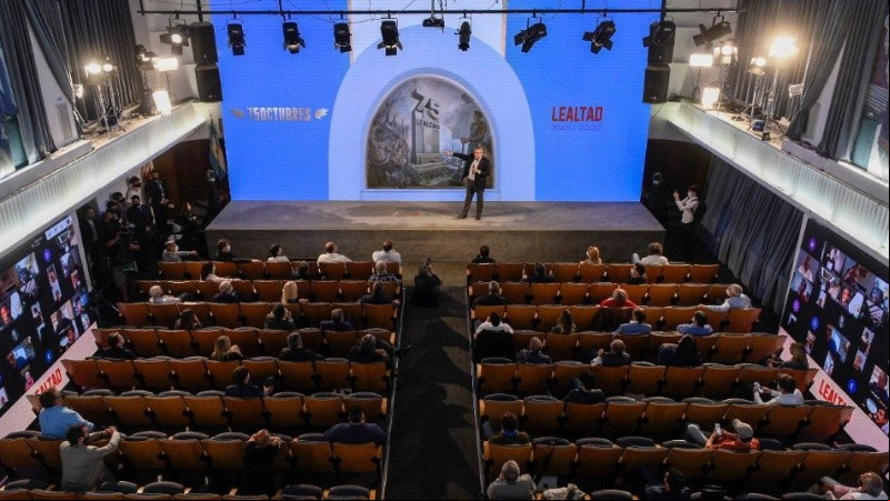 El presidente habló de la unidad dentro del Frente de Todos.