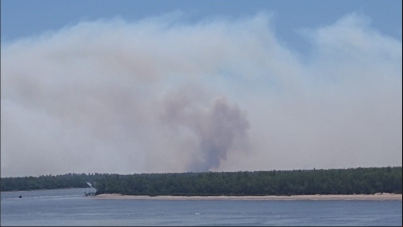 Los incendios se mantenían en varios puntos de la región.