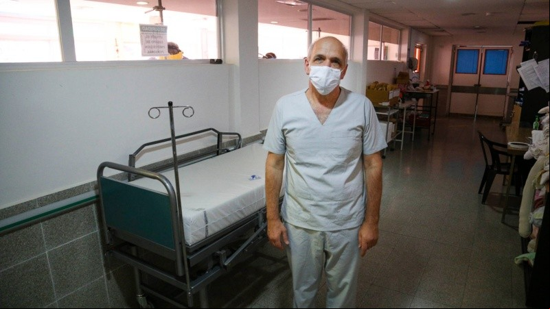 Gustavo Sciolla, jefe de Terapia del hospital Zona Norte.
