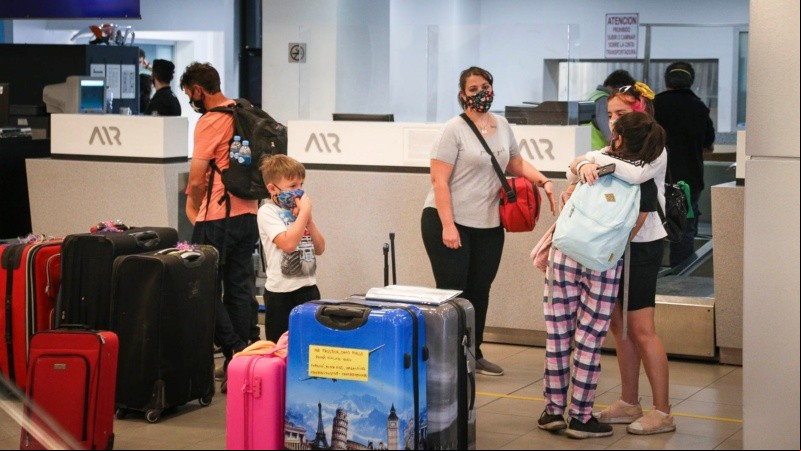 Se reactivó el movimiento comercial en el aeropuerto Islas Malvinas.