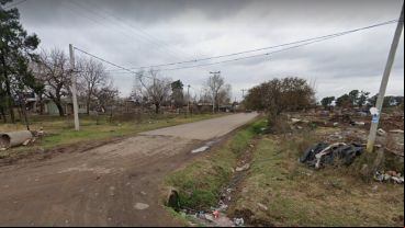 Grandoli y calle 1338 de la ciudad de Rosario, la zona donde fue baleado el bebé.