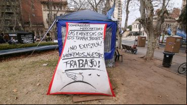 Casi seis meses de acampe terminan este jueves.