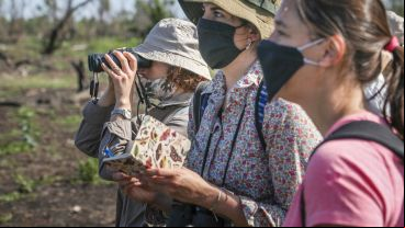 El trabajo de investigación en las islas frente a Granadero Baigorria.