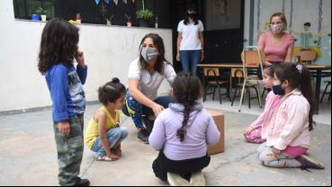 El regreso de los chiquitos en el Centro de Convivencia Barrial La Tablada
