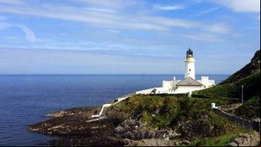 La isla de Man, territorio británico en el mar de Irlanda.