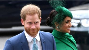 El príncipe Harry y su esposa Meghan Markle.