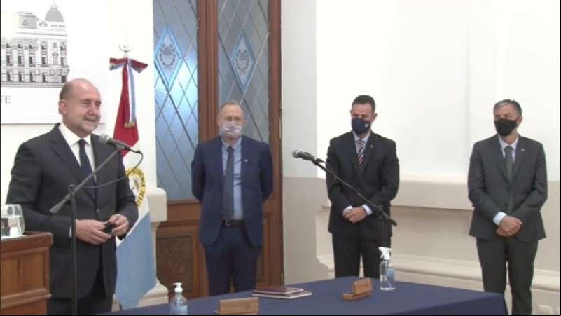 El acto tuvo lugar en la Casa Gris.
