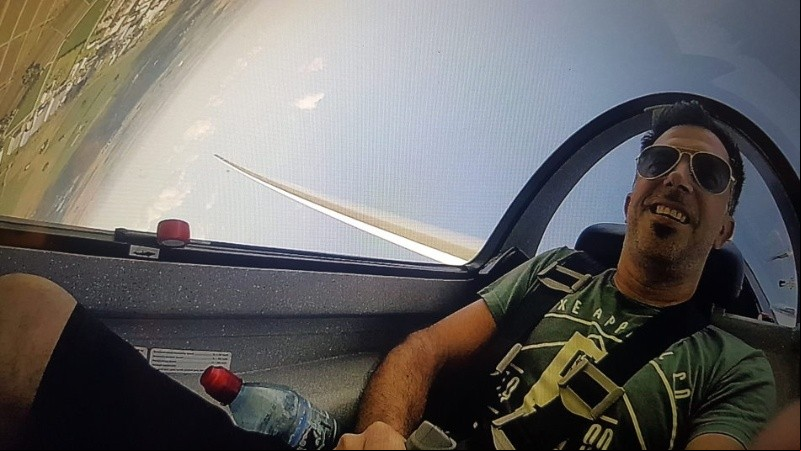 Francisco Calgaro, músico, falleció este sábado al caer la avioneta en Pérez.