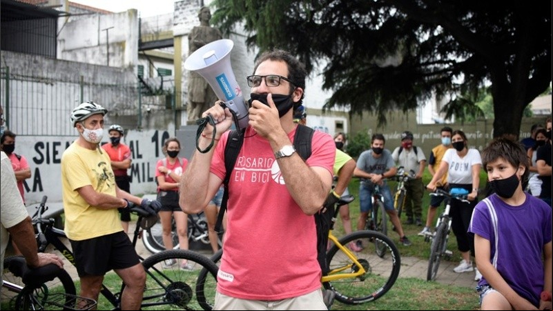 Los manifestantes recordaron al Trinche y reclamaron mayor seguridad.
