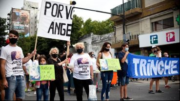Los manifestantes recordaron al Trinche y reclamaron mayor seguridad.