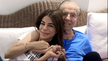 Zulemita y Carlos Menem