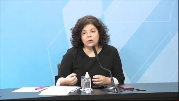La flamante ministra habló del plan de vacunación.
