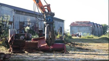 Los trabajos de limpieza en la ex zona franca de Bolivia para recuperar un balcón al río