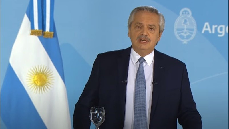 El presidente anunció medidas sanitarias.