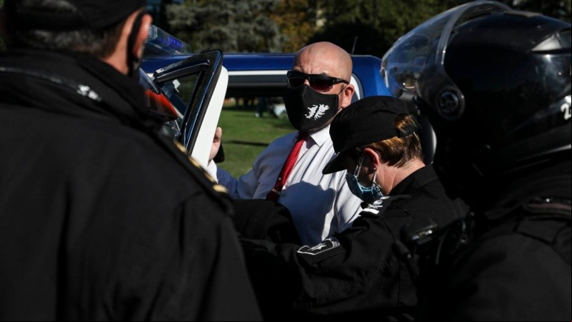 El agresor fue detenido por la Policía.