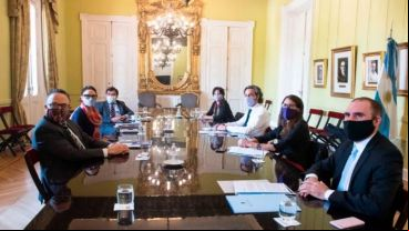 La reunión del Gabinete económico.