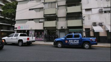 Mitre al 1600, uno de los lugares allanados en Rosario.