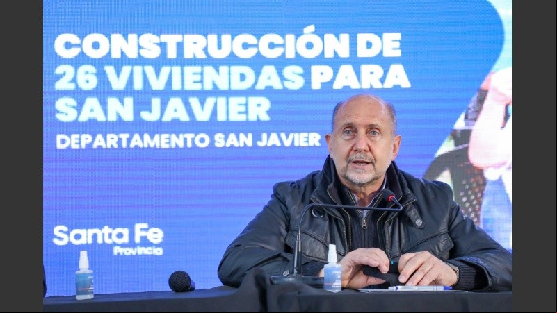 El gobernador durante un acto este viernes en San Javier.