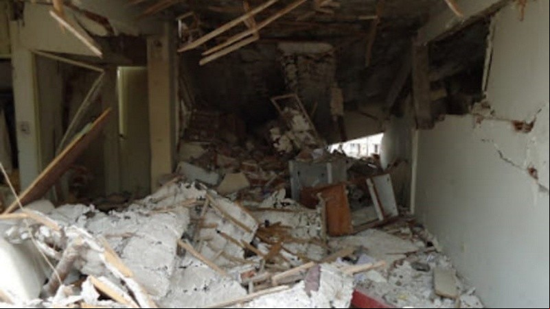 La destrucción total: Analía se quedó sin hogar de un momento a otro. 
