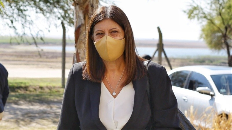 La precandidata a senadora nacional Clara García