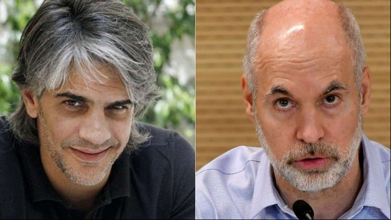 Pablo Echarri y Horacio Rodríguez Larreta.