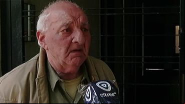 El jubilado contó lo ocurrido este martes a la tarde.