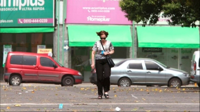 En la ciudad se vuela todo y no descartan nuevas precipitaciones.