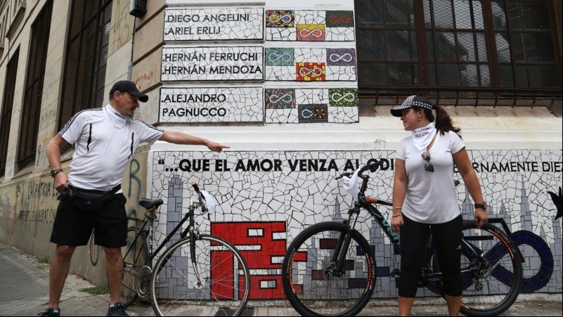 Familiares y amigos realizaron el homenaje con el lema 