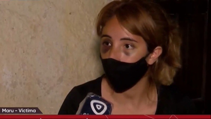 Maru, la víctima, contó su caso a Telenoche Rosario.