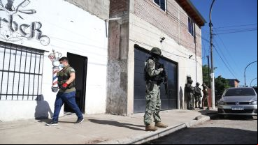 El allanamiento de Gendarmería en el domicilio del Viejo Cantero, en Avellaneda al 4500