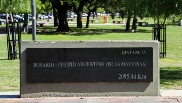 Lo que separa a Rosario de las Islas Malvinas.
