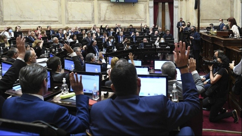 El debate comenzó a las 14.08, presidido por Cristina Kirchner.