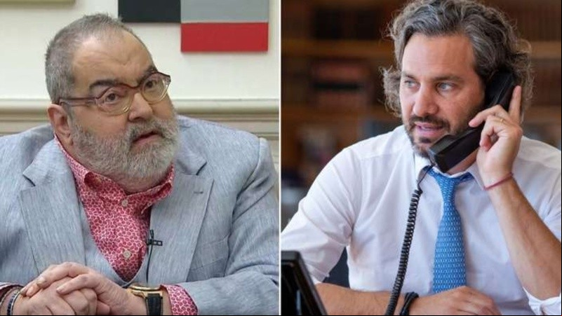 Fuerte cruce radial entre el canciller y el periodista.