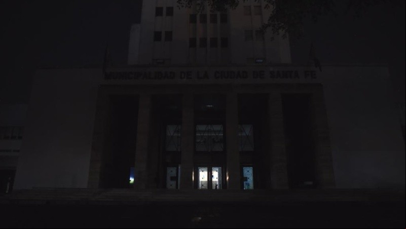 El edificio municipal de la ciudad capital de la provincia.