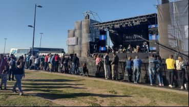 La vigilia arrancó pasada las 16.