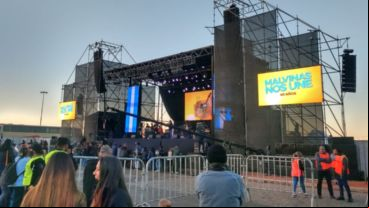 La vigilia arrancó pasada las 16.