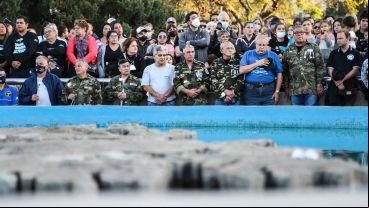 Un acto compartido entre ex combatientes, veteranos, familiares y público en general.