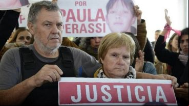 Alberto Perassi: "Esto no termina hasta que aprezcan los huesos de Paula”.
