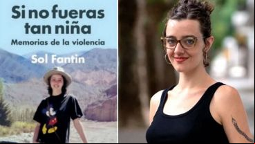 Sol Fantin adulta y su nuevo libro "Si no fueras niña".