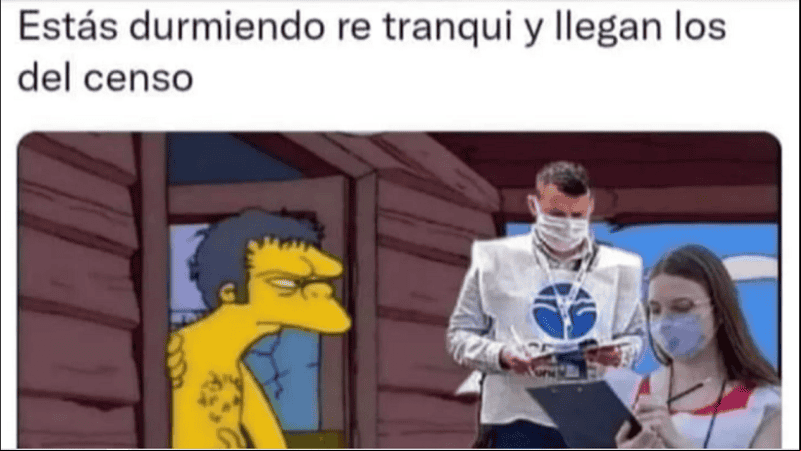 Twitter se llenó de memes inspirados en el día del Censo.
