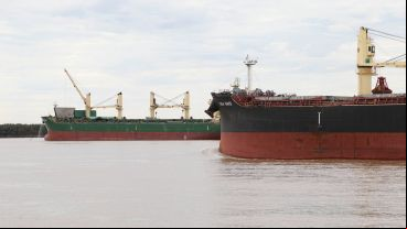 La hidrovía es la principal ruta de salida de las agroexportaciones.