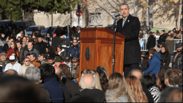 "Acá estamos para reclamar y pedir, pero también para hacer nuestra parte, para trabajar en conjunto".