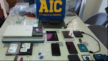 Parte de lo incautado en la ciudad, material que deberá ser peritado.
