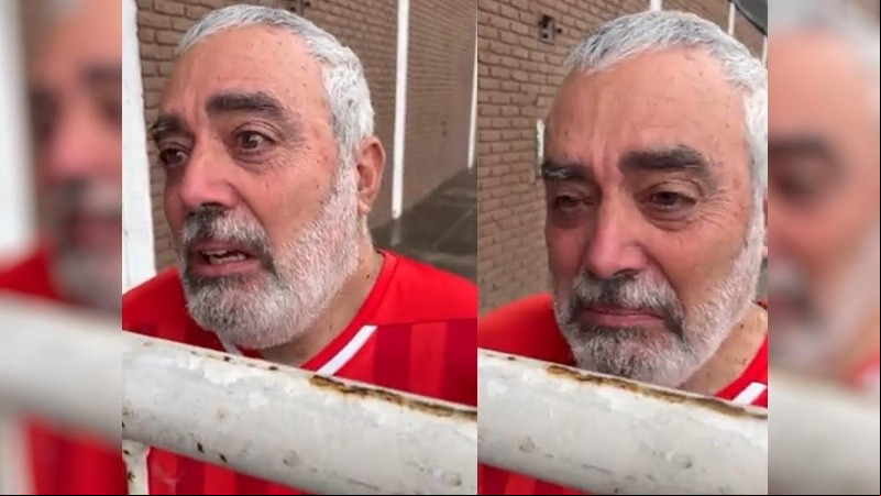 La desazón de un hincha de Independiente ante el presente del equipo se viralizó en redes sociales este domingo.