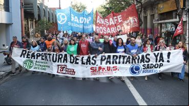 La marcha de este martes.