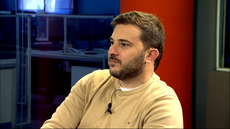 El periodista publicó un tuit pero luego lo borró. 