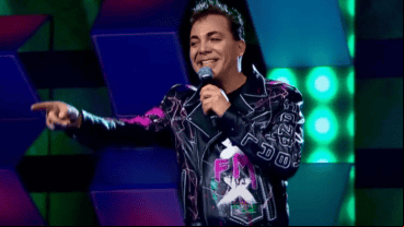 "Trascendes el escenario, llegas al corazón de la gente porque sos un grande", Marcelo Tinelli a Cristian Castro.