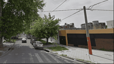 La zona de Fraga y Chubut, donde se produjo uno de los robos