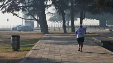 "No es recomendable hacer gimnasia o deporte al aire libre un día como hoy".