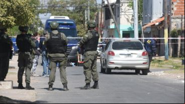 La escena del crimen de este miércoles.